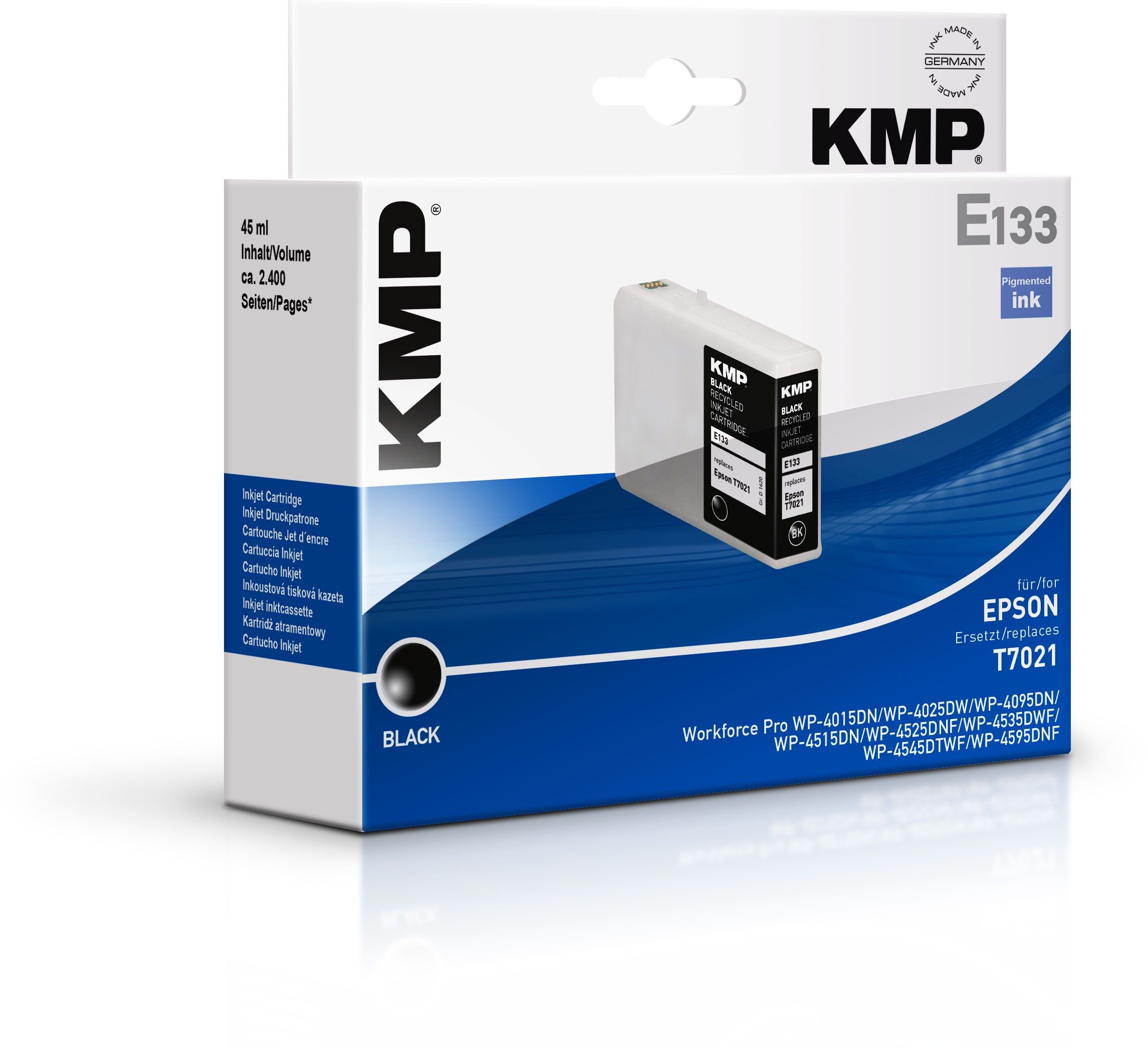 KMP E133 - Gele inktcartridge - voor Epson printers