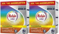 Robijn Professional Wasmiddel Poeder Gekleurde Was 180 Wasbeurten Pro Formula - 2 x 8 kg - Voordeelverpakking