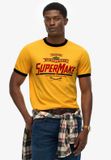 Superdry Modern Industry relaxed T-shirt Heren M Utah Gold