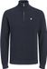 JACK&JONES JPRBLURYAN KNIT HALF ZIP Heren Gebreide trui Katoen L Navy Blazer
