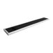 Beaumont rubber barmat met RVS frame 600 x 100mm CN741