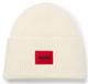 HUGO Saffa Beanie Open White crème
