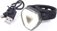 Benson Lampe de vélo LED rechargeable par USB - étanche à l'eau de pluie - blanc