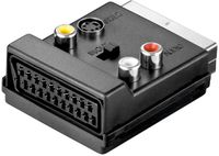 Merkloos Goobay Scart naar composiet video en S-video adapter, IN/OUT, met scart pass-through