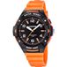 Calypso K5883/2 Polshorloge Unisex Oranje Siliconen Zwart