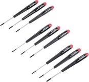 TOOLCRAFT Schroevendraaierset 9-delig Plat, Kruiskop Phillips, T-profiel