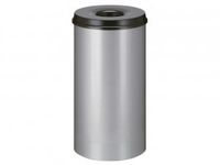 Vepa Bins Poubelle ignifugée 50 Litres Gris-Noir