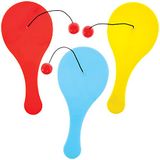 Baker Ross FX768 Regenboog Kleuren Peddel Bal Knuppels - Pak van 8, feestzakvullers voor kinderen