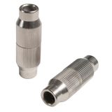Seki IEC coaxiale antenneconnector, metaal, 10-delige set