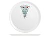 Bormioli Rocco 844744 pizzabord, opaalglas, wit, 33,5 cm