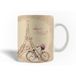 Maniacase La Tour Eiffel Vélo Rose de Cru tasse en céramique