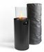 Poêle à gaz - Portable - Cylindre de gaz caché - Noir - Pour terrasse et jardin
