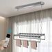 Sèche-linge électrique rétractable - Plafond - Télécommande - Charge 35 kg - LED - Moteur silencieux - 8 barres - Pour balcon