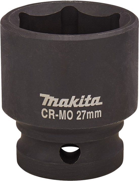 Makita Losse dopsleutel 27mm Chroom-vanadiumstaal Zwart B-40222