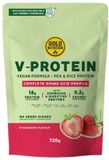 Gold Nutrition V Protéine Végétalienne Fraise 720g