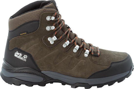 Jack Wolfskin Refugio Texapore Mid M Heren Wandelschoenen - khaki / phantom - Maat 44