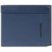 Piquadro Portefeuille Kiri Man Cuir bleu - PU4518W137R-BLU