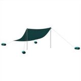 DESIGN IN Auvent De Plage Vert 304x300 Cm