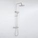 FortiFura Calvi opbouw regendoucheset – Ø30 cm hoofddouche – 1-stands ronde handdouche – RVS geborsteld