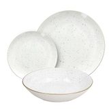 Tognana Pepper Bamboo tafelservies 18-delig voor 6 personen, porselein, wit
