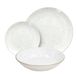 Tognana Pepper Bamboo tafelservies 18-delig voor 6 personen, porselein, wit