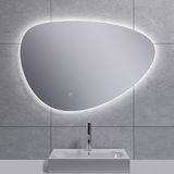 Wiesbaden Uovo Miroir de salle de bain avec LED