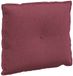 vidaXL Rugkussen Wijnrood 60 x 19 x 50 cm Stof