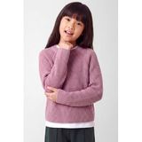 NAME IT KIDS katoenen gebreide trui - oudroze
