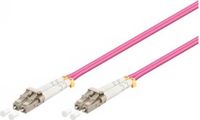 Microconnect Glasvezel kabel 50 m LSZH OM4 LC ST/UPS Roze
