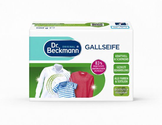 Dr. Beckmann Ossengalzeep - Natuurlijke allrounder tegen vlekken - 100 g
