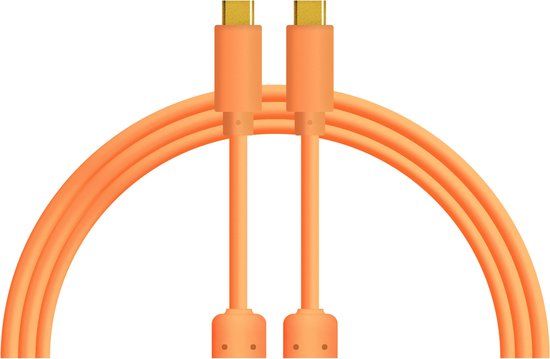 DJ TECHTOOLS Chroma Cable USB-C to C - Orange - 1.5m