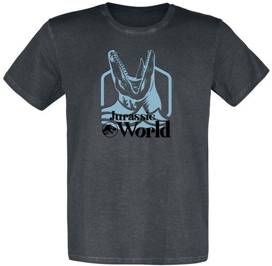 Jurassic Park Jurassic World - Wave of Mosasaurus Heren T-shirt - meerkleurig - 3XL