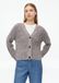 s.Oliver Gemixt vest met omgeslagen boorden V-hals Lange mouw Coton Bordeaux M