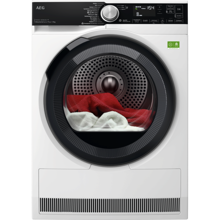 AEG 9000 T97DR9B6PC - Warmtepomp Droger - 9 kg
