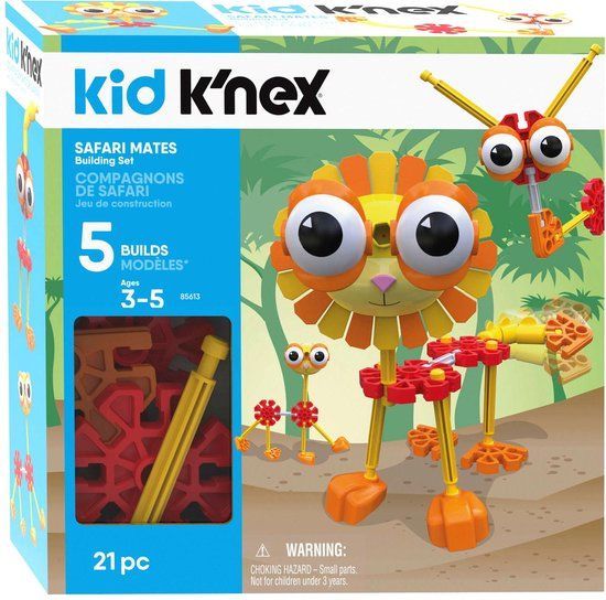 k'nex Kid K'NEX Safari Mates Building Set - 21 Pieces - 3+ Years
