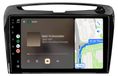 Awesafe Lancia Autoradio voor Lancia Ypsilon 2012-2020, met Carplay, Android Auto, ingebouwde GPS-navigatie, Wi-Fi, Bluetooth, DAB+ en RDS, stuurwielbediening, 9-inch scherm en 64GB opslag