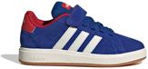 Adidas Grand Court 00s Unisex Kinderen Lage Sneakers Blauw Suède Synthetisch EU 28.5