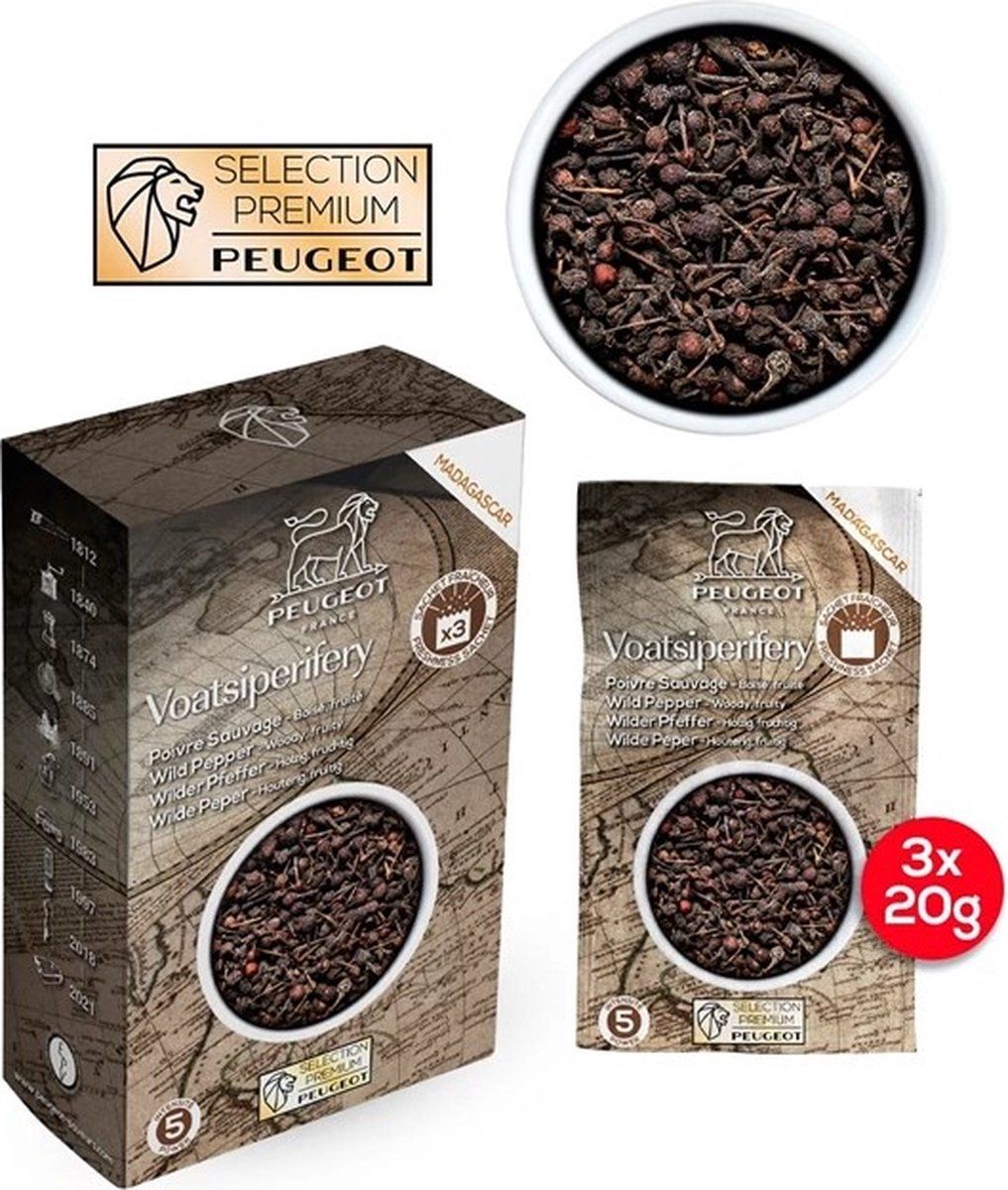 PEUGEOT Maestro voatsiperifery wilde peper 60gr
