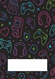 Neon Play 200-Page Gaming-Themed College-Ruled Notebook for Kids Ages 9–11 | 7×10 in