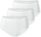 Schiesser 3PACK Midi Slip - Modern Multipacks Dames Onderbroek - wit