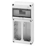 Gewiss Q-Din 10 modules, 2 flens, 2 verticale flens, 16/32A, IP65