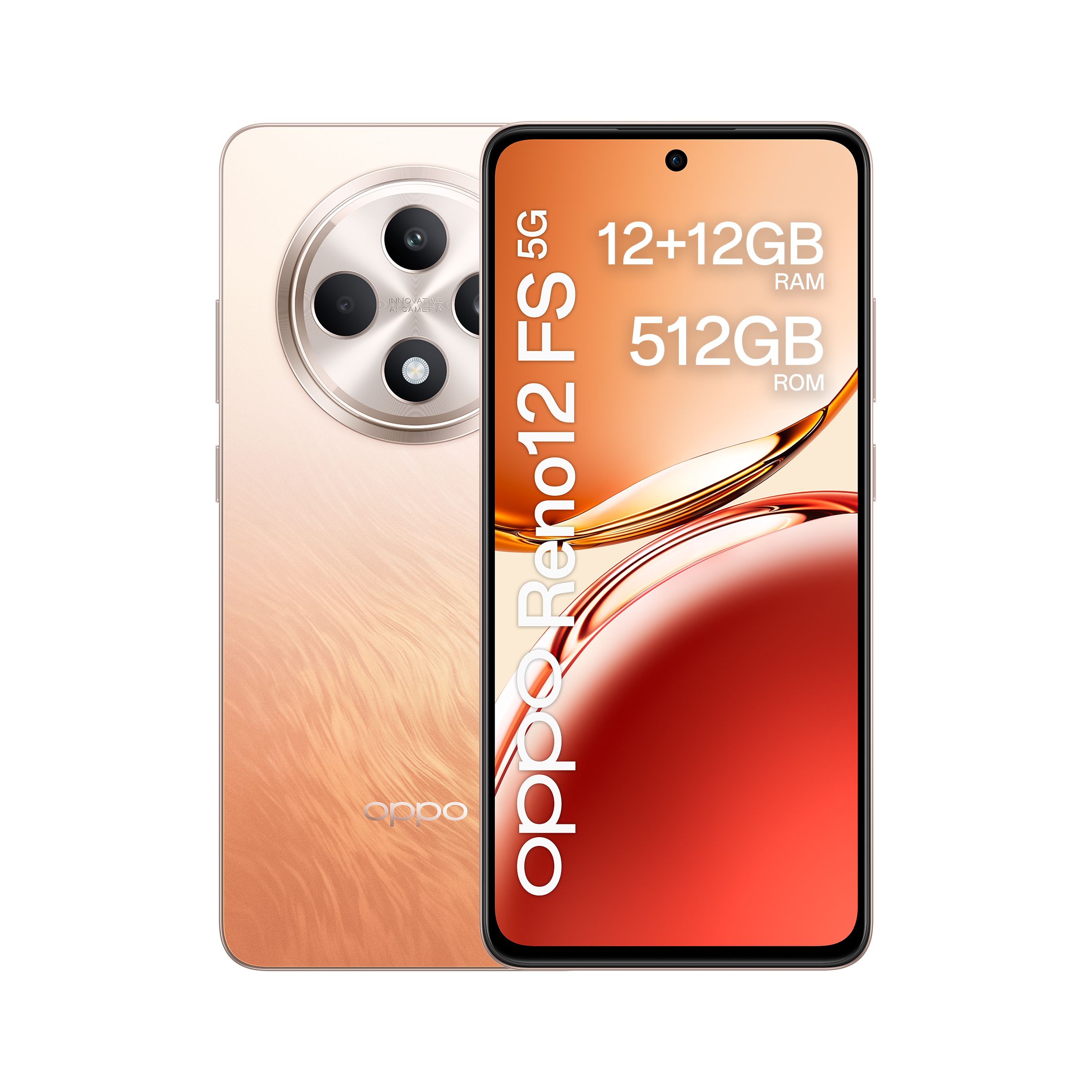 OPPO Reno12 FS 5G - 6.67" AMOLED - 12GB/512GB - Oranje