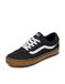 Vans Heren Brooklyn Canvas-Sneakers, Black/Gum, 44.5 EU