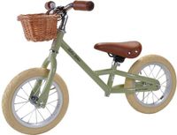 Bandits & Angels Metalen Loopfiets Met Mandje Retro Rider Groen