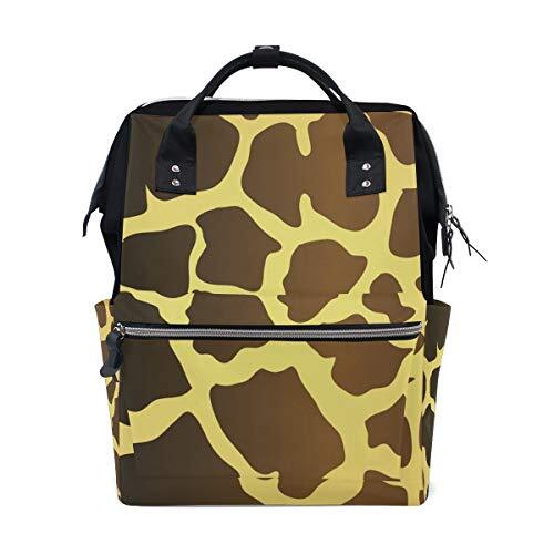 MONTOJ Animal Skins Giraffe Print canvas Reistas Campus Rugzak