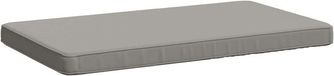 vidaXL - 1-delig - Bankkussen - VUGHT - 100% - Polyester - Grijs - 80 x 50 x 5 cm