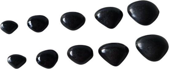 Zwarte Plak Neusjes - 150 stuks - Kunststof - Merkloos