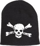 Widmann Biker Beanie Schedel Met Kruisbotten Zwart