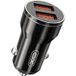 XO Design Chargeur de voiture CC48, 12W, 2.4A, Noir