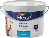 FLEXA Strak op de muur Muurverf 85% Zee 2,5 liter